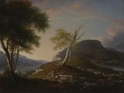 John Trumbull View on the West Mountain Near Hartford oil on canvas